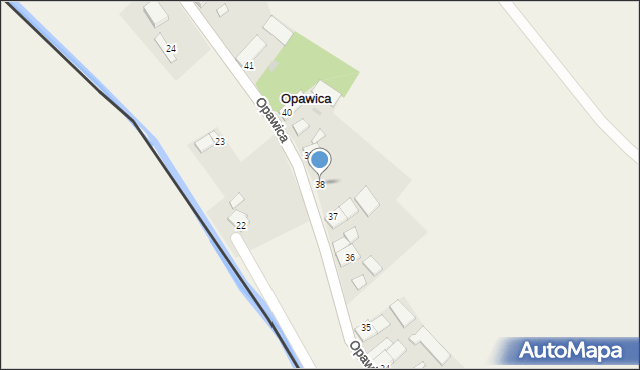 Opawica, Opawica, 38, mapa Opawica