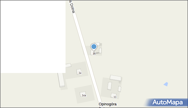 Opinogóra Dolna, Opinogóra Dolna, 35, mapa Opinogóra Dolna