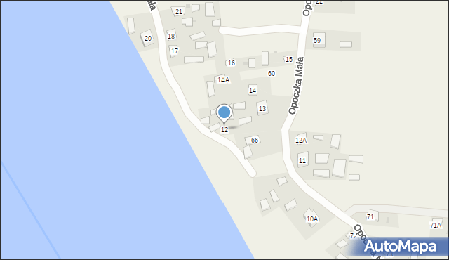 Opoczka Mała, Opoczka Mała, 12, mapa Opoczka Mała