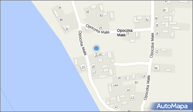 Opoczka Mała, Opoczka Mała, 21, mapa Opoczka Mała