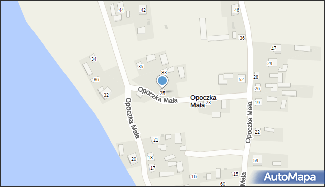 Opoczka Mała, Opoczka Mała, 25, mapa Opoczka Mała