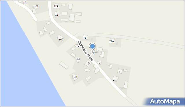 Opoczka Mała, Opoczka Mała, 73, mapa Opoczka Mała