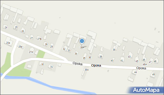 Opoka, Opoka, 34A, mapa Opoka