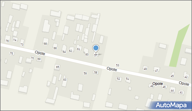 Opole, Opole, 57, mapa Opola