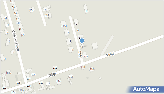 Opole, Opty, 2, mapa Opola