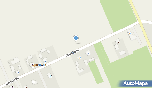 Oporówek, Oporówek, 3a, mapa Oporówek