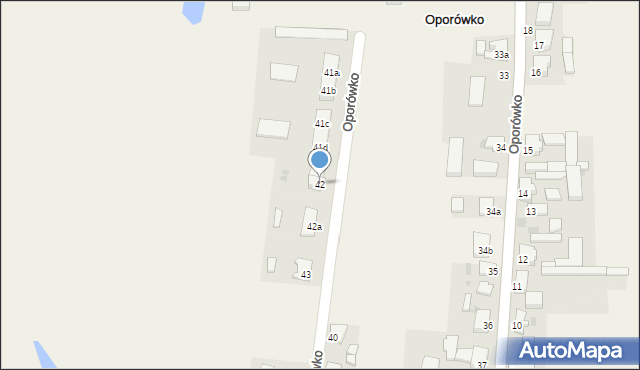 Oporówko, Oporówko, 42, mapa Oporówko