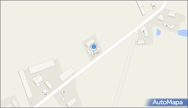 Oporzyn, Oporzyn, 11, mapa Oporzyn