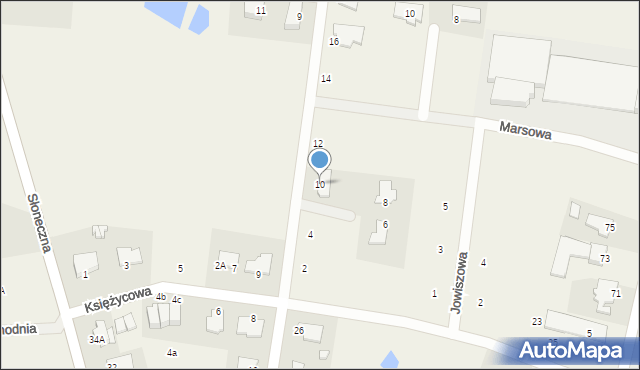 Osielsko, Opalowa, 10, mapa Osielsko