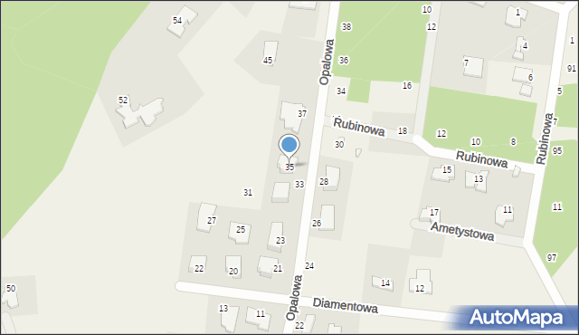 Osielsko, Opalowa, 35, mapa Osielsko