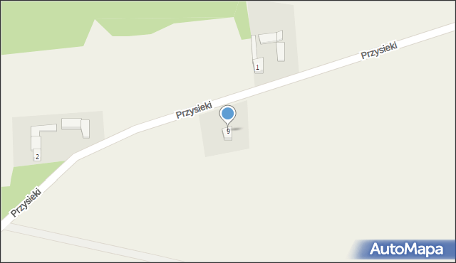 Ożarowice, Oparowa, 9, mapa Ożarowice