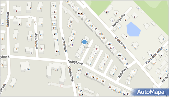 Piaseczno, Opalowa, 7, mapa Piaseczno