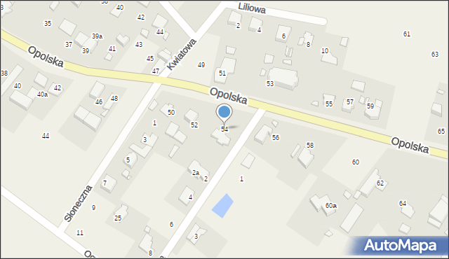 Pisarzowice, Opolska, 54, mapa Pisarzowice