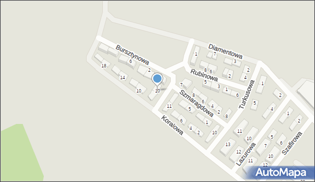 Pleszew, Opalowa, 10, mapa Pleszew