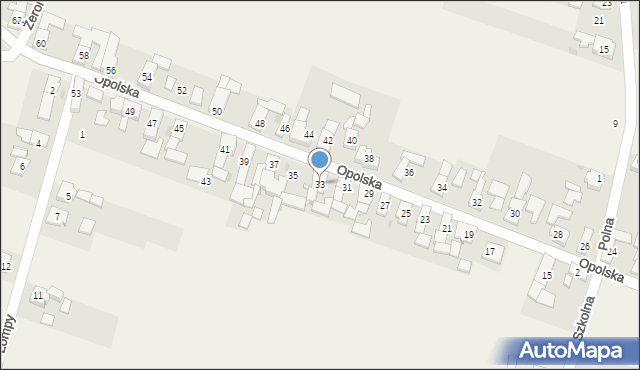 Racławiczki, Opolska, 33, mapa Racławiczki