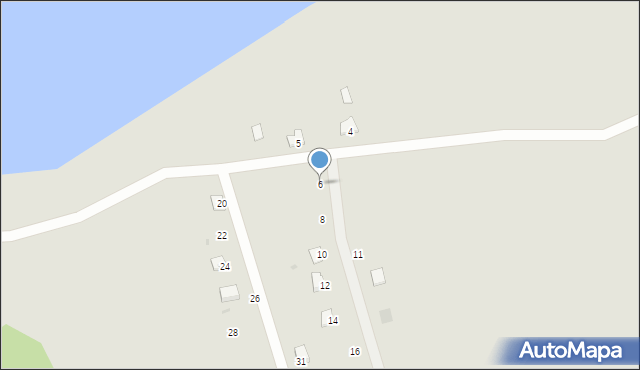 Rajgród, Opartowo, 6, mapa Rajgród