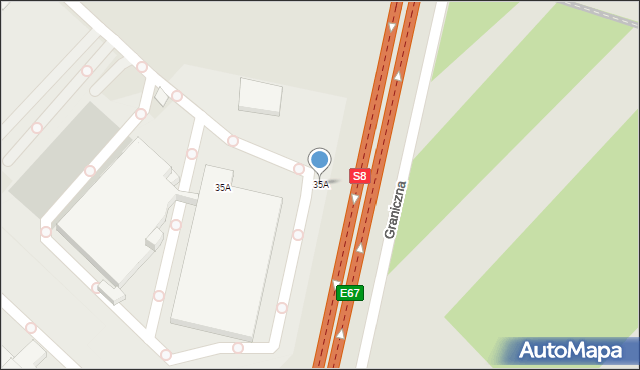 Rawa Mazowiecka, Opoczyńska, 35A, mapa Rawa Mazowiecka