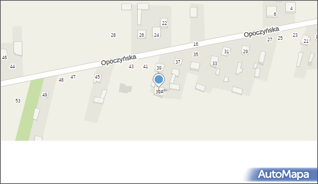 Rusinów, Opoczyńska, 39A, mapa Rusinów