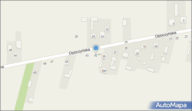 Rusinów, Opoczyńska, 41, mapa Rusinów