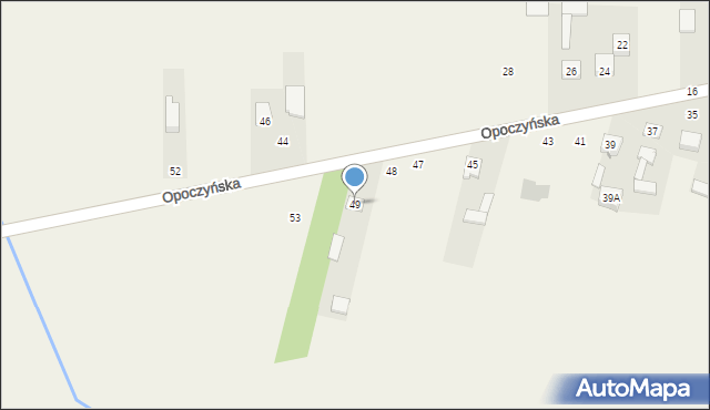 Rusinów, Opoczyńska, 49, mapa Rusinów