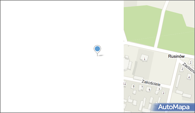 Rusinów, Opoczyńska, 5, mapa Rusinów