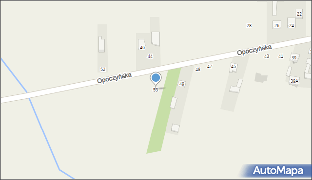 Rusinów, Opoczyńska, 53, mapa Rusinów