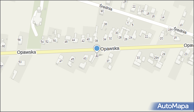 Samborowice, Opawska, 41, mapa Samborowice