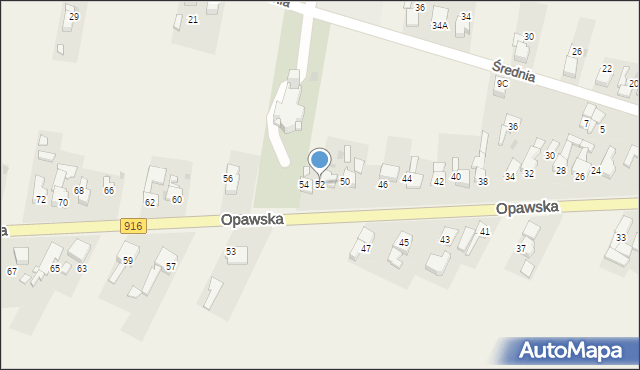 Samborowice, Opawska, 52, mapa Samborowice