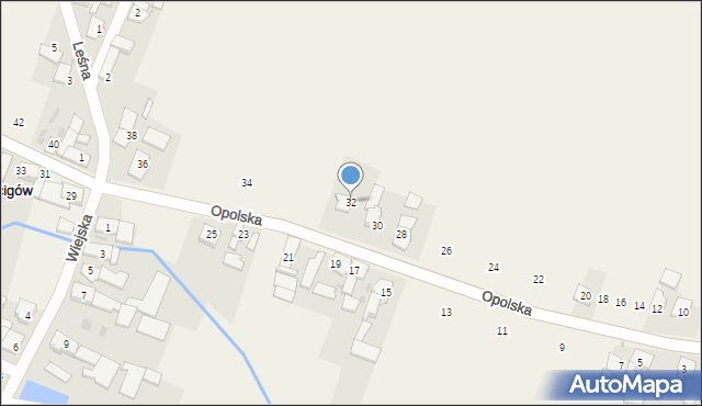 Ścigów, Opolska, 32, mapa Ścigów