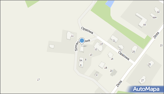 Sławoszewo, Opalowa, 10, mapa Sławoszewo