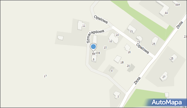 Sławoszewo, Opalowa, 6A, mapa Sławoszewo