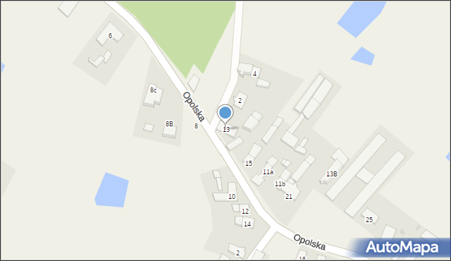 Starościn, Opolska, 13, mapa Starościn