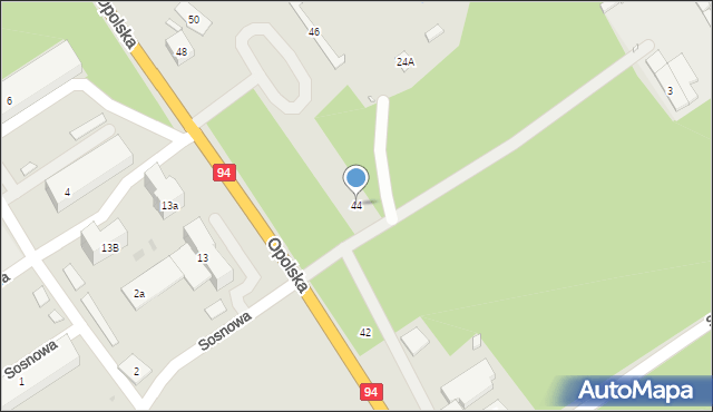 Strzelce Opolskie, Opolska, 44, mapa Strzelce Opolskie