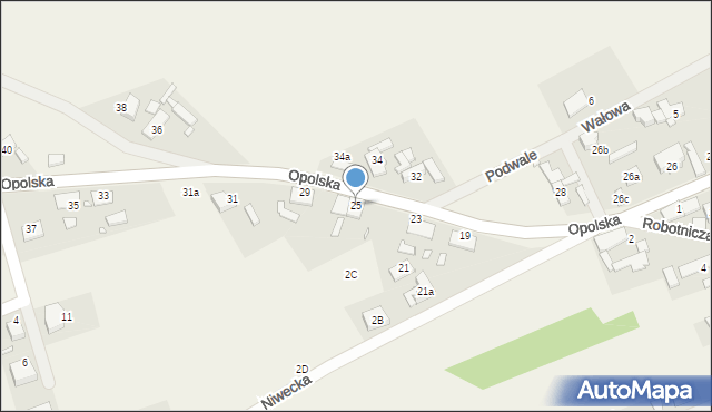 Szczedrzyk, Opolska, 25, mapa Szczedrzyk