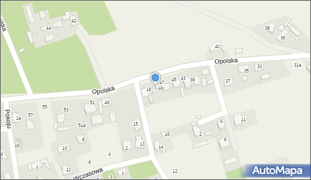 Szczedrzyk, Opolska, 47a, mapa Szczedrzyk