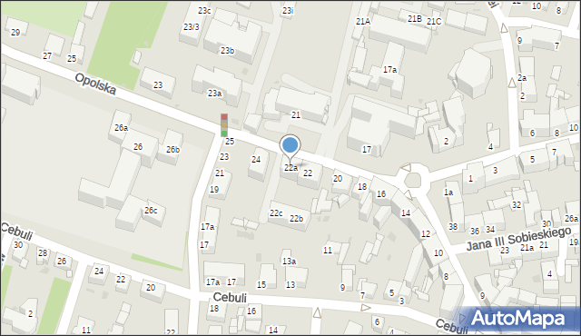 Tarnowskie Góry, Opolska, 22a, mapa Tarnowskie Góry