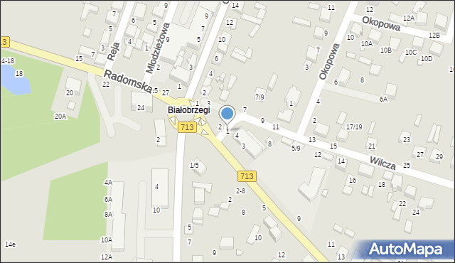 Tomaszów Mazowiecki, Opoczyńska, 1, mapa Tomaszów Mazowiecki