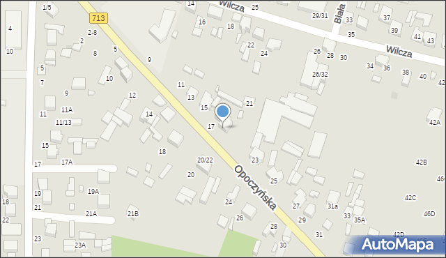 Tomaszów Mazowiecki, Opoczyńska, 17/19, mapa Tomaszów Mazowiecki