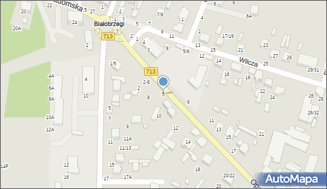 Tomaszów Mazowiecki, Opoczyńska, 5, mapa Tomaszów Mazowiecki