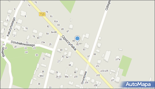 Tomaszów Mazowiecki, Opoczyńska, 91, mapa Tomaszów Mazowiecki