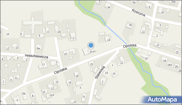 Turawa, Opolska, 17, mapa Turawa