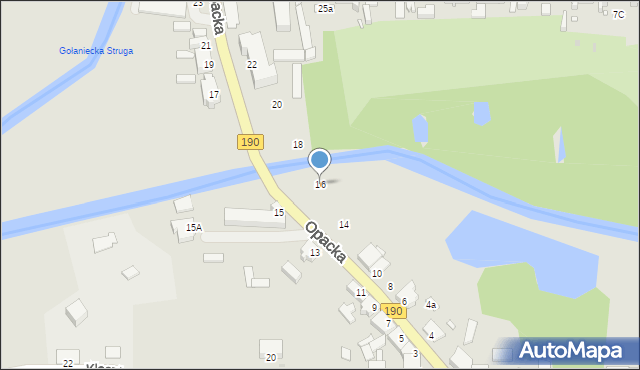 Wągrowiec, Opacka, 16, mapa Wągrowiec