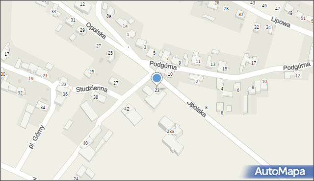 Walce, Opolska, 23, mapa Walce