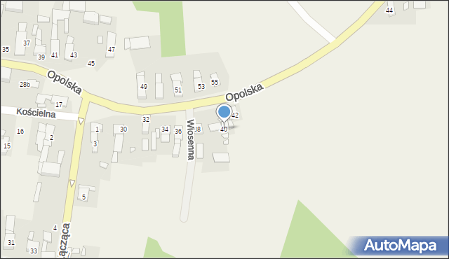 Wawelno, Opolska, 40, mapa Wawelno