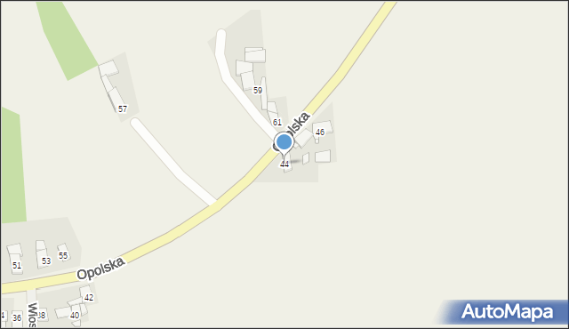 Wawelno, Opolska, 44, mapa Wawelno