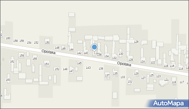 Winowno, Opolska, 138, mapa Winowno