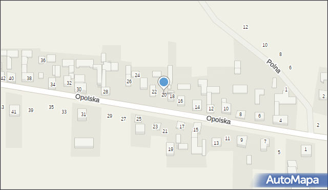 Winowno, Opolska, 20, mapa Winowno
