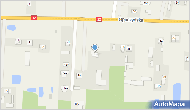 Wolanów, Opoczyńska, 37, mapa Wolanów