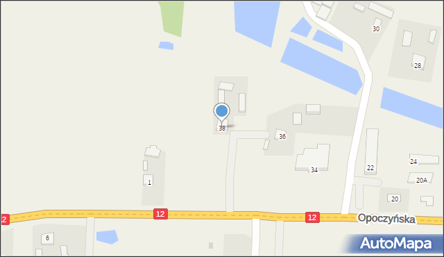 Wolanów, Opoczyńska, 38, mapa Wolanów