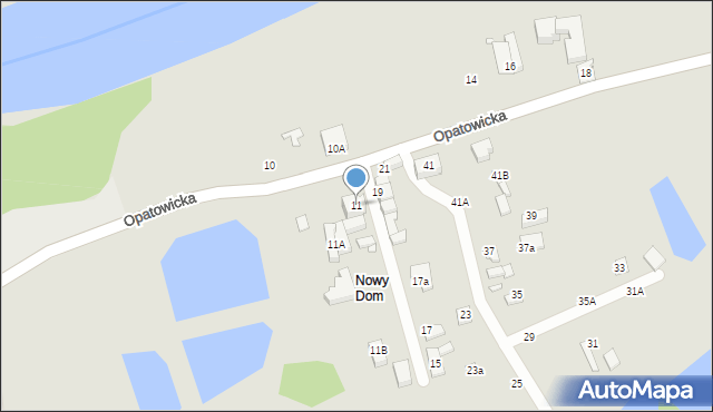 Wrocław, Opatowicka, 11, mapa Wrocławia